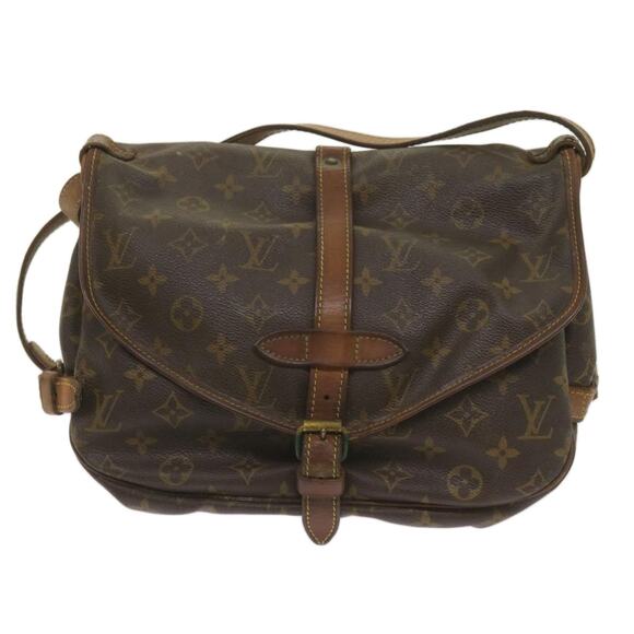 LOUIS VUITTON Monogram Saumur 30 Shoulder Bag M42256 - Picture 2 of 13